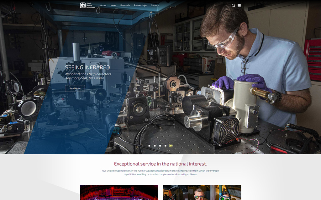Sandia home page