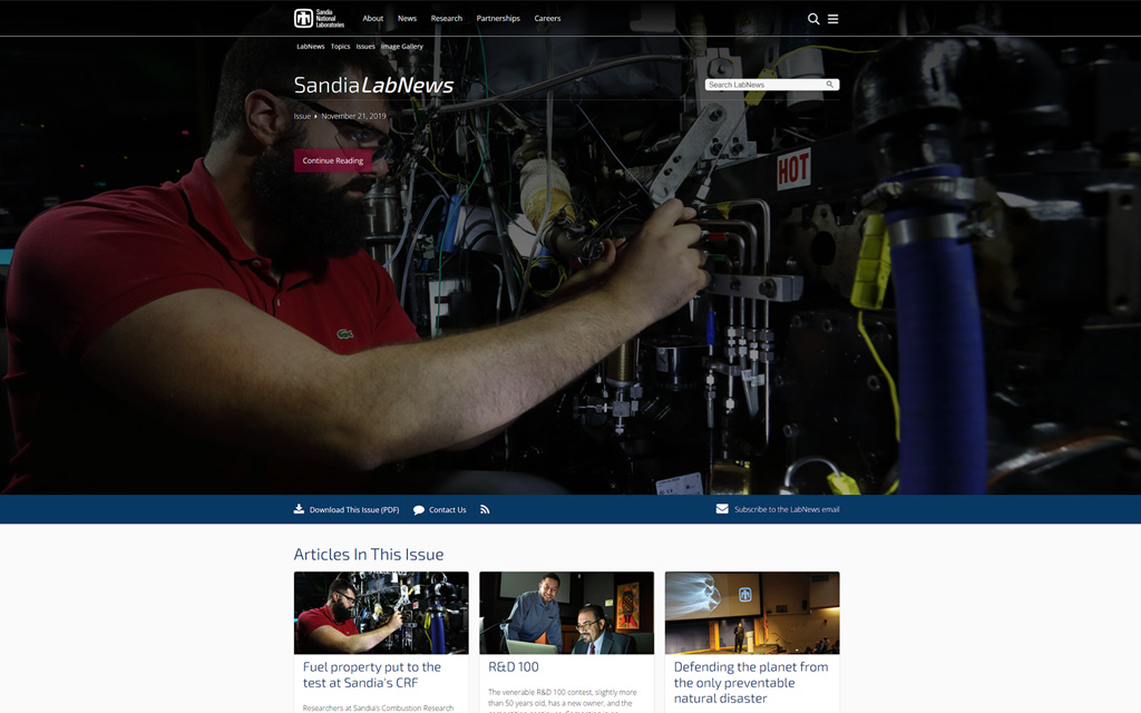 Sandia lab news
